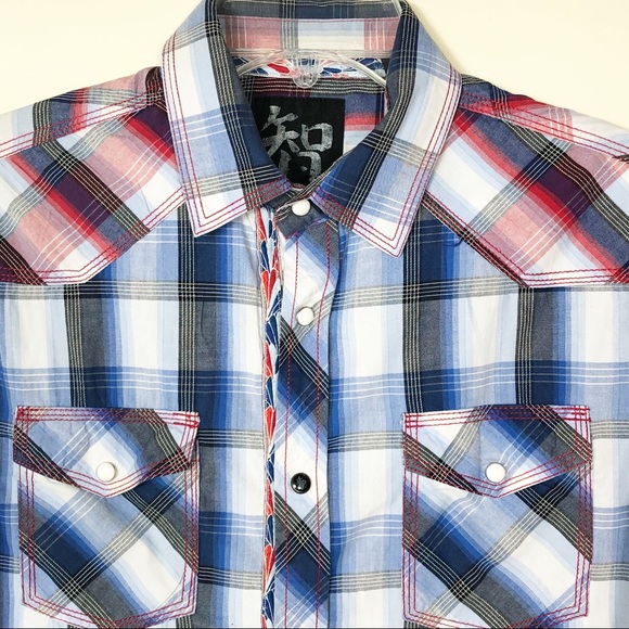 Age of Wisdom Other - Age of Wisdom Plaid Short Sleeve Shirt. Size M